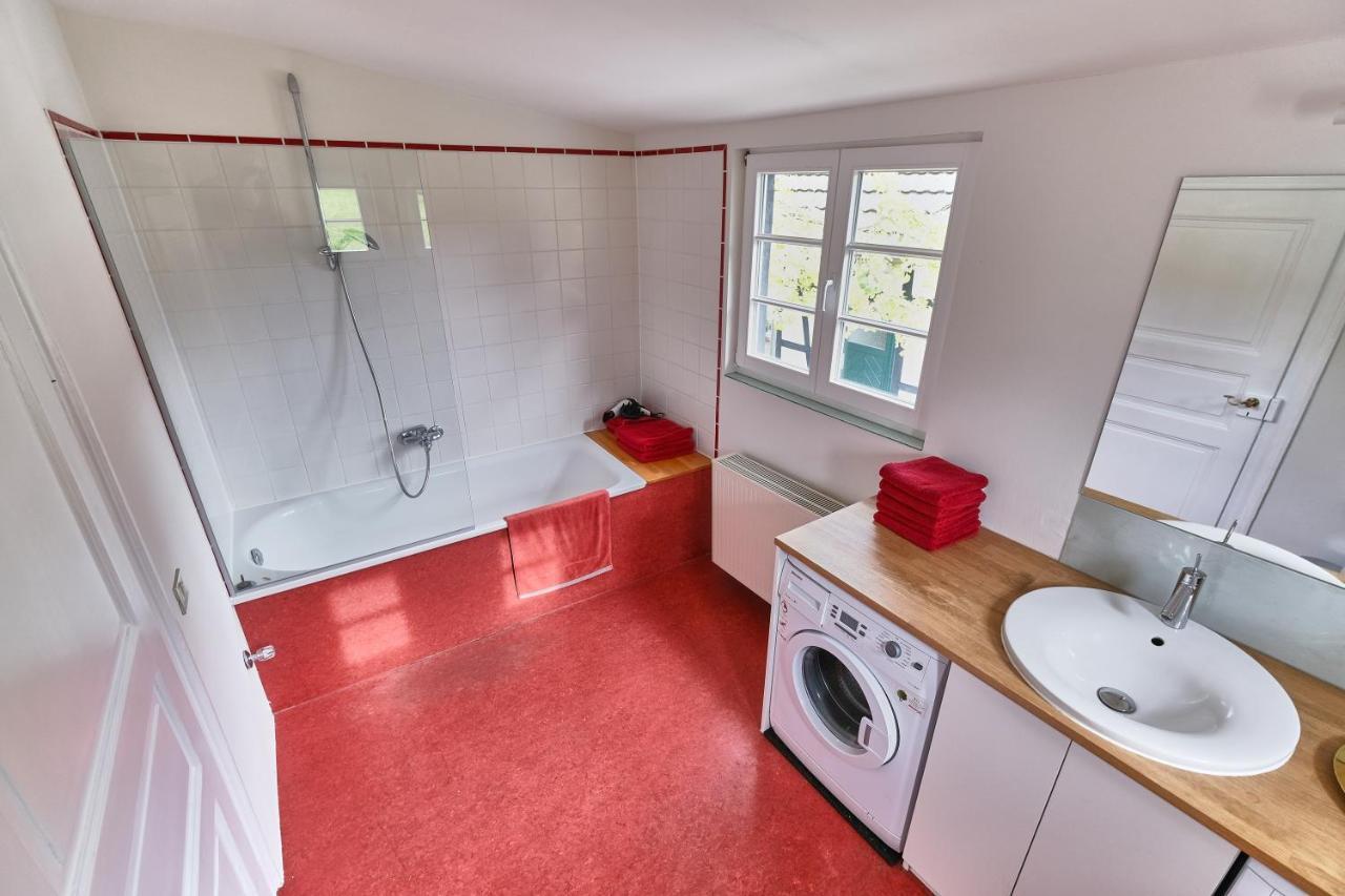 Ferienwohnung Im Fachwerkhof 'Haus In Bewegung' Seelscheid المظهر الخارجي الصورة