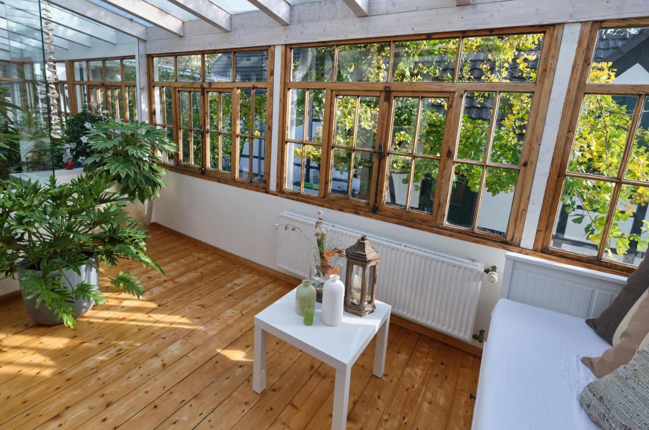 Ferienwohnung Im Fachwerkhof 'Haus In Bewegung' Seelscheid المظهر الخارجي الصورة